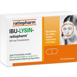 IBU-LYSIN-ratiopharm 293 mg Filmtabletten